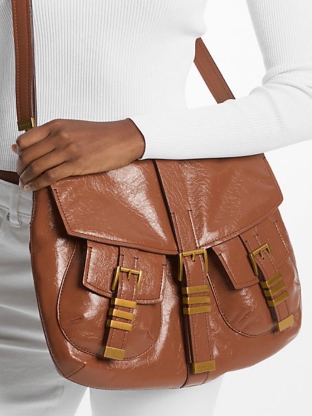 Micheal Kors Shoulder Bag - NEW! Leather Darrington